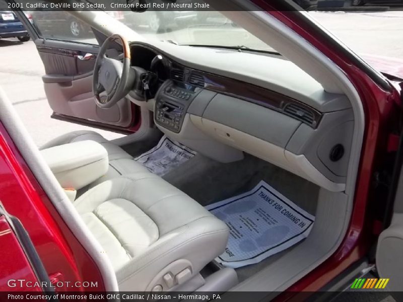 Crimson Pearl Red / Neutral Shale 2001 Cadillac DeVille DHS Sedan