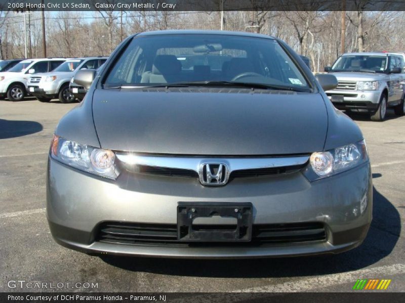 Galaxy Gray Metallic / Gray 2008 Honda Civic LX Sedan