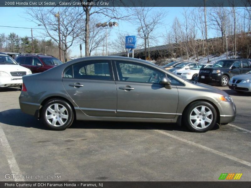 Galaxy Gray Metallic / Gray 2008 Honda Civic LX Sedan