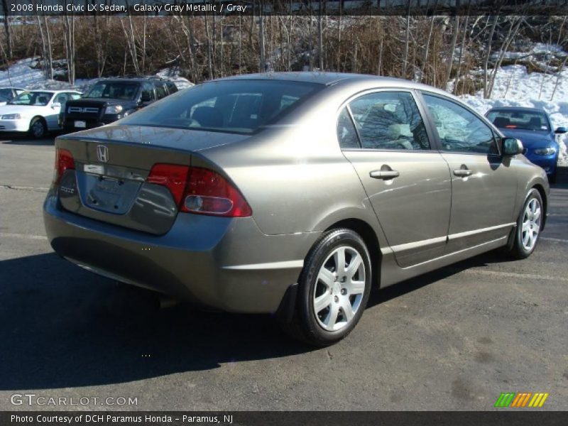 Galaxy Gray Metallic / Gray 2008 Honda Civic LX Sedan