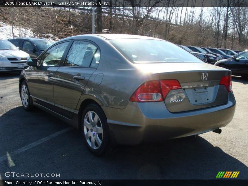 Galaxy Gray Metallic / Gray 2008 Honda Civic LX Sedan