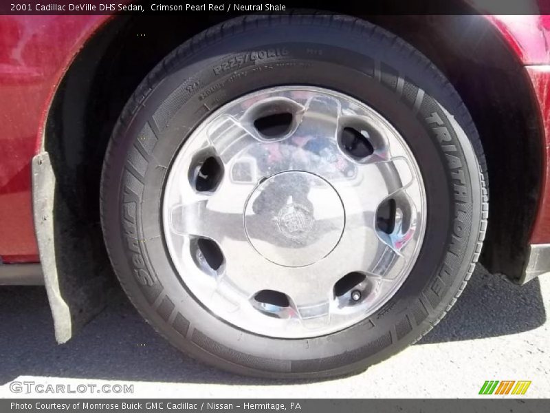 Crimson Pearl Red / Neutral Shale 2001 Cadillac DeVille DHS Sedan