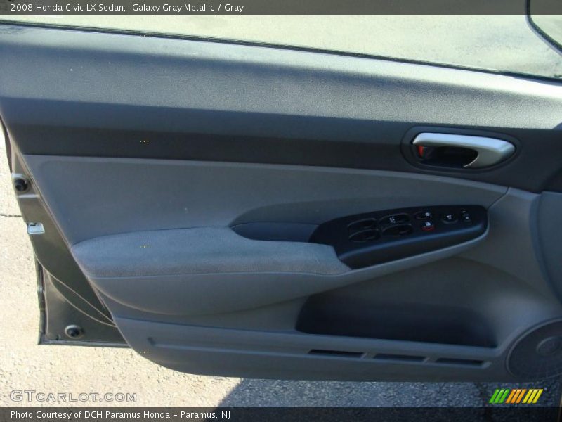 Galaxy Gray Metallic / Gray 2008 Honda Civic LX Sedan
