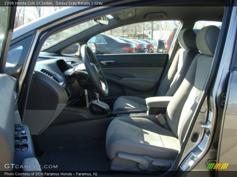 Galaxy Gray Metallic / Gray 2008 Honda Civic LX Sedan