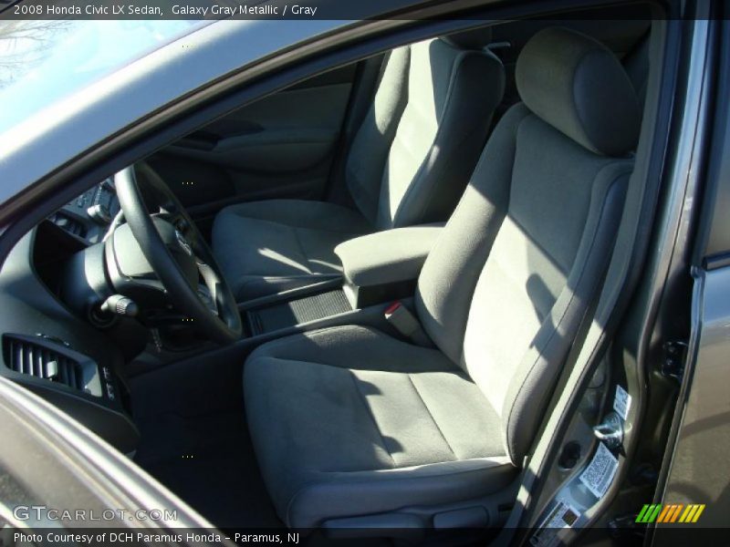 Galaxy Gray Metallic / Gray 2008 Honda Civic LX Sedan