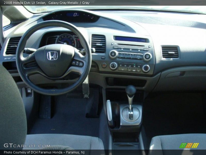 Galaxy Gray Metallic / Gray 2008 Honda Civic LX Sedan