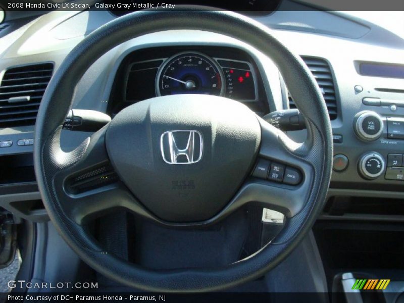 Galaxy Gray Metallic / Gray 2008 Honda Civic LX Sedan