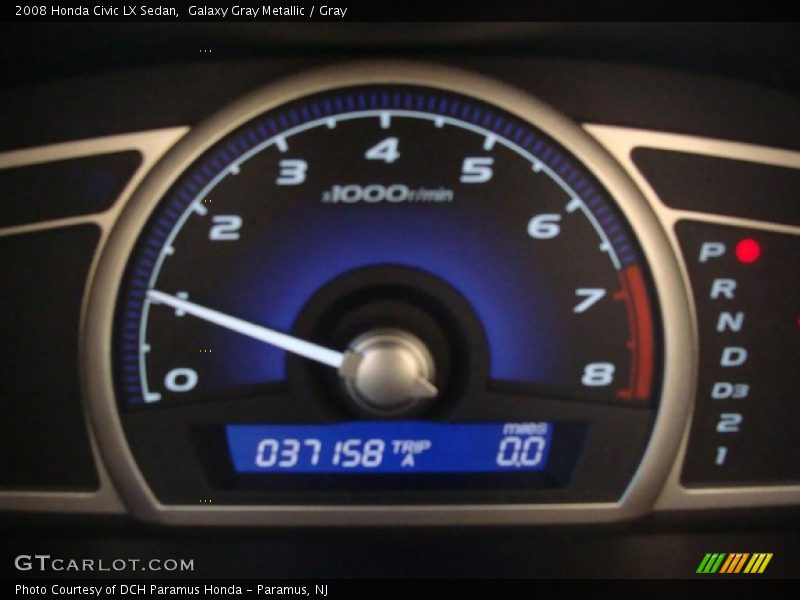 Galaxy Gray Metallic / Gray 2008 Honda Civic LX Sedan