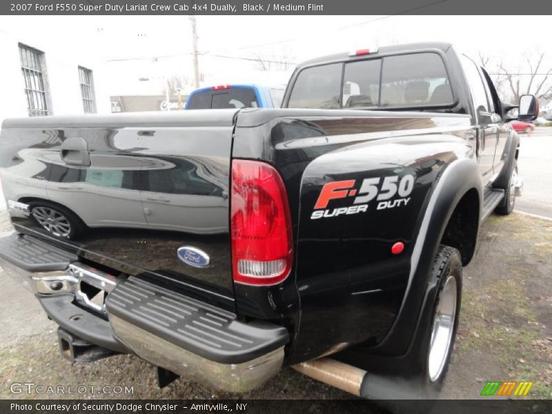 Black / Medium Flint 2007 Ford F550 Super Duty Lariat Crew Cab 4x4 Dually