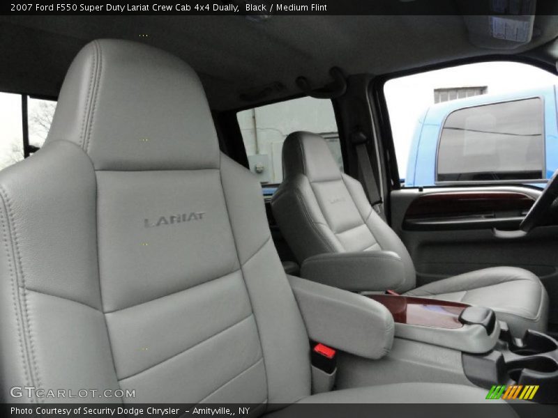 Black / Medium Flint 2007 Ford F550 Super Duty Lariat Crew Cab 4x4 Dually