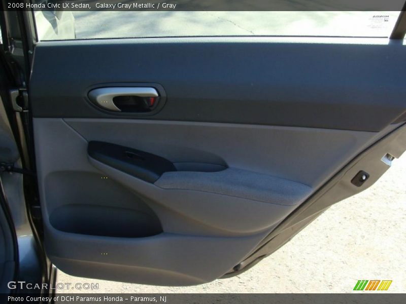 Galaxy Gray Metallic / Gray 2008 Honda Civic LX Sedan