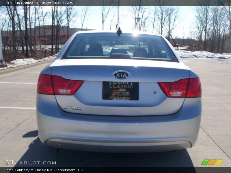Bright Silver / Gray 2010 Kia Optima LX