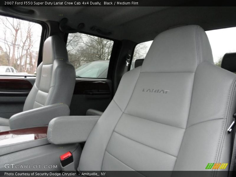Black / Medium Flint 2007 Ford F550 Super Duty Lariat Crew Cab 4x4 Dually