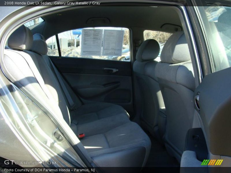 Galaxy Gray Metallic / Gray 2008 Honda Civic LX Sedan