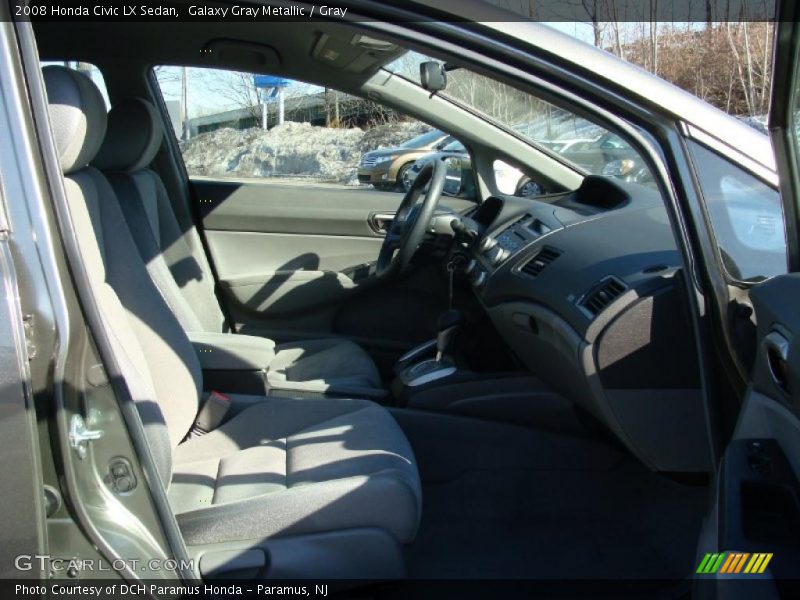 Galaxy Gray Metallic / Gray 2008 Honda Civic LX Sedan