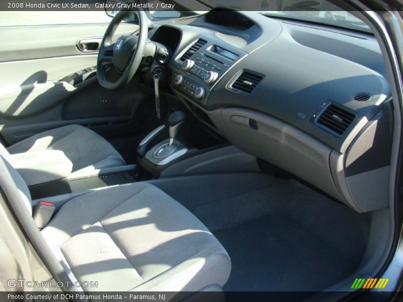 Galaxy Gray Metallic / Gray 2008 Honda Civic LX Sedan