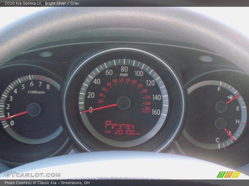 Bright Silver / Gray 2010 Kia Optima LX