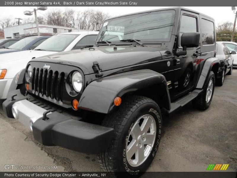Black / Dark Slate Gray/Medium Slate Gray 2008 Jeep Wrangler Sahara 4x4