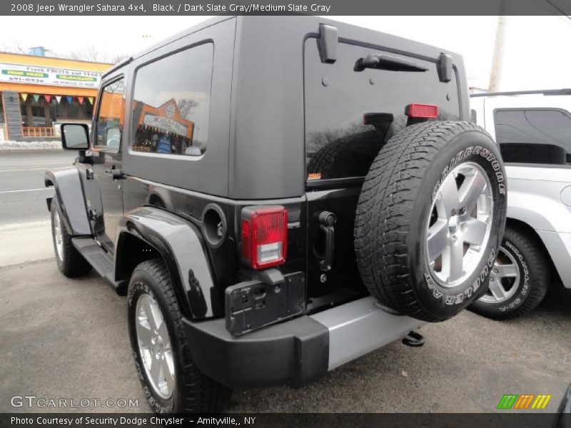 Black / Dark Slate Gray/Medium Slate Gray 2008 Jeep Wrangler Sahara 4x4