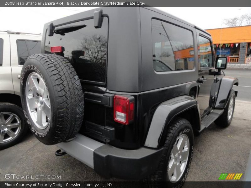 Black / Dark Slate Gray/Medium Slate Gray 2008 Jeep Wrangler Sahara 4x4