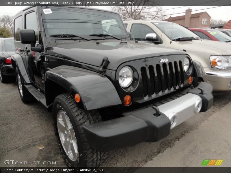 Black / Dark Slate Gray/Medium Slate Gray 2008 Jeep Wrangler Sahara 4x4