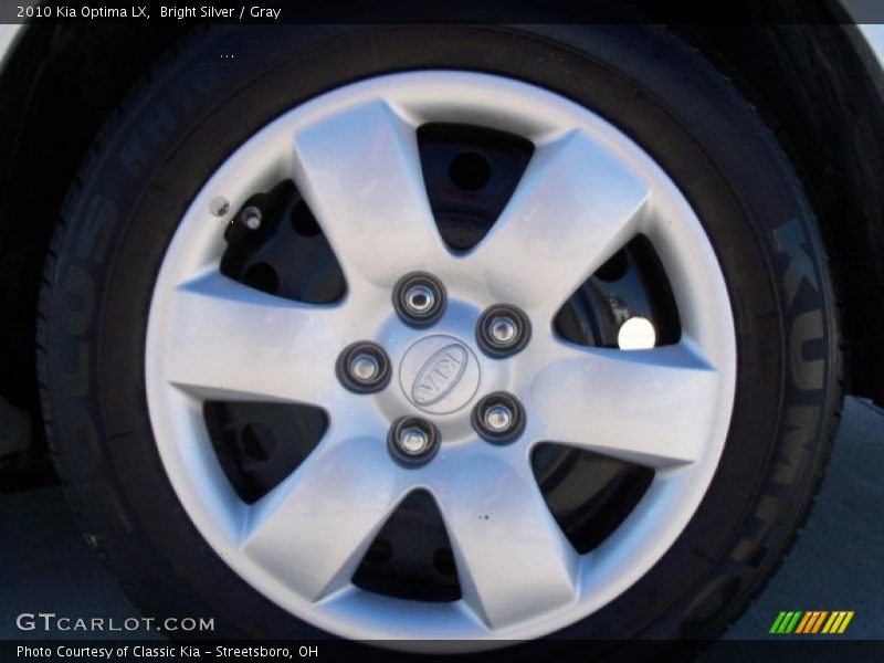 Bright Silver / Gray 2010 Kia Optima LX