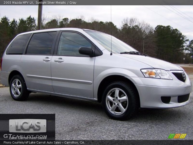 Sunlight Silver Metallic / Gray 2003 Mazda MPV LX