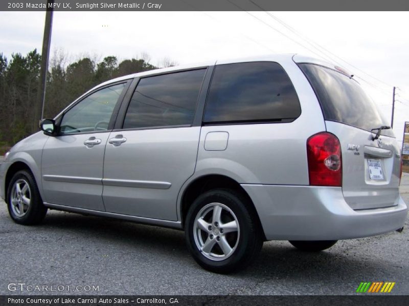 Sunlight Silver Metallic / Gray 2003 Mazda MPV LX