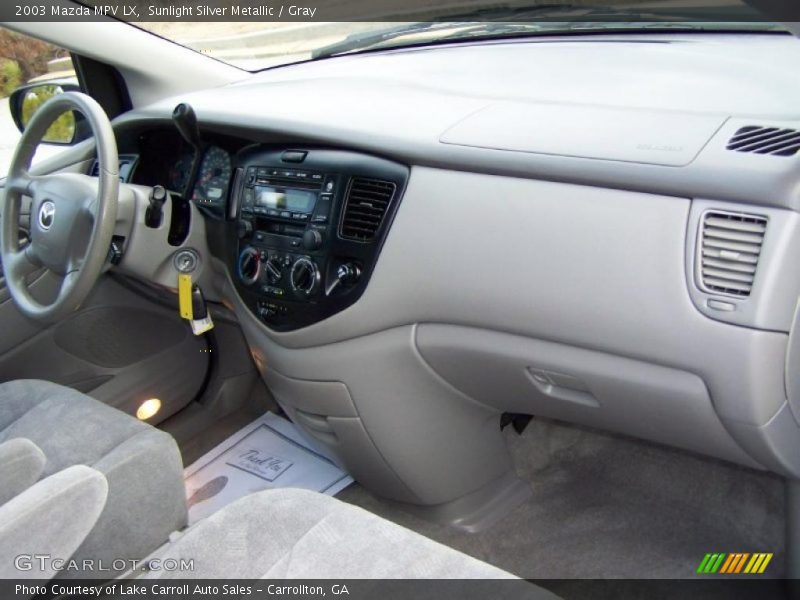 Sunlight Silver Metallic / Gray 2003 Mazda MPV LX