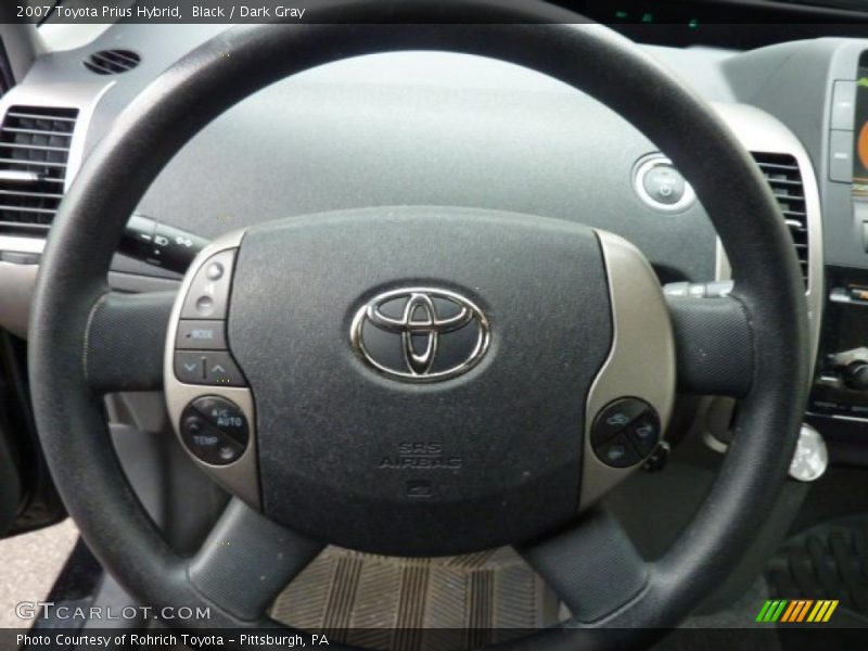 Black / Dark Gray 2007 Toyota Prius Hybrid