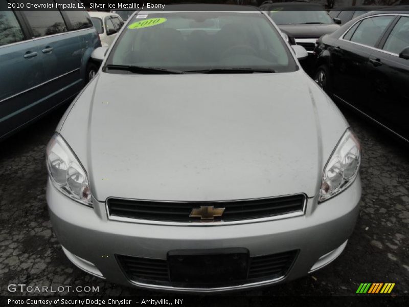 Silver Ice Metallic / Ebony 2010 Chevrolet Impala LS