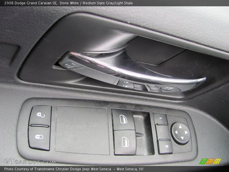 Stone White / Medium Slate Gray/Light Shale 2008 Dodge Grand Caravan SE