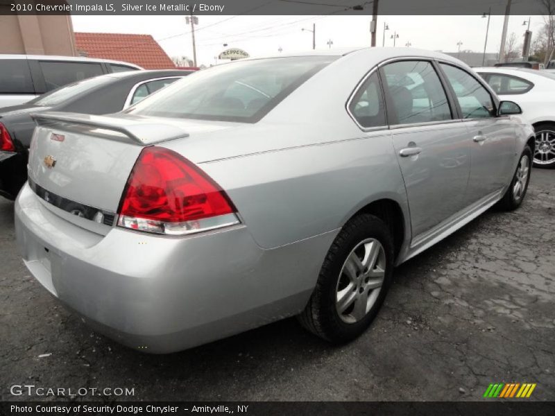 Silver Ice Metallic / Ebony 2010 Chevrolet Impala LS