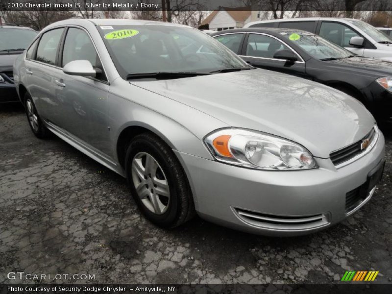 Silver Ice Metallic / Ebony 2010 Chevrolet Impala LS