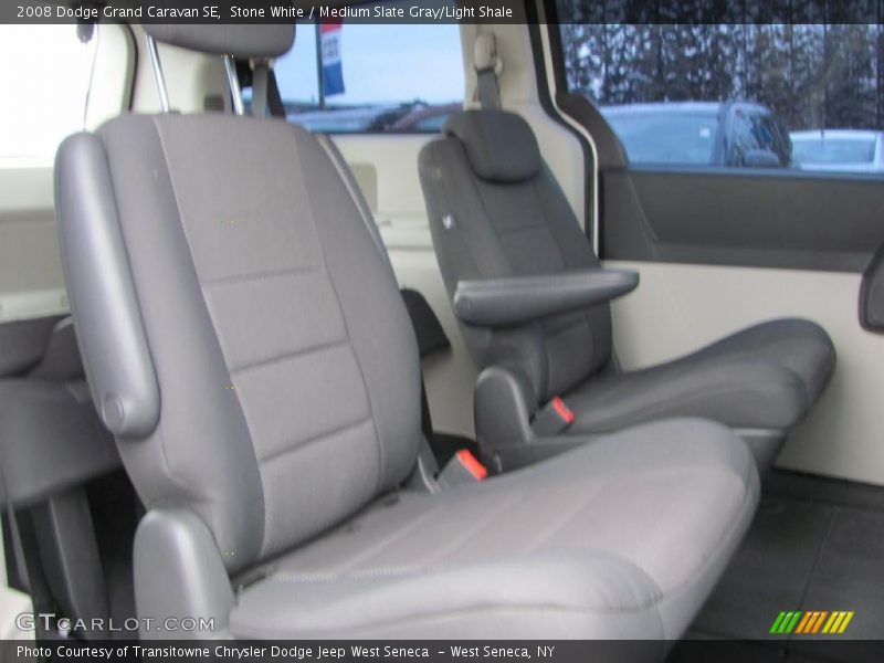 Stone White / Medium Slate Gray/Light Shale 2008 Dodge Grand Caravan SE