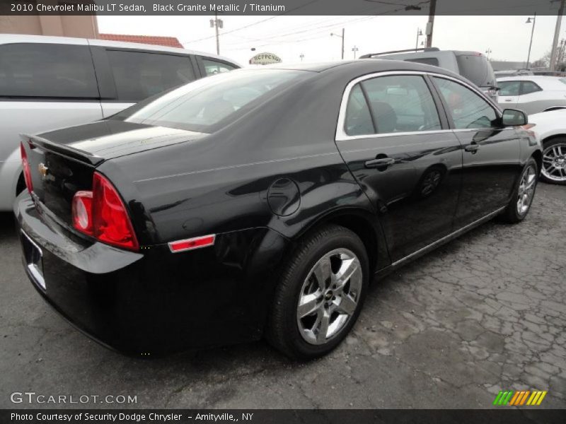 Black Granite Metallic / Titanium 2010 Chevrolet Malibu LT Sedan