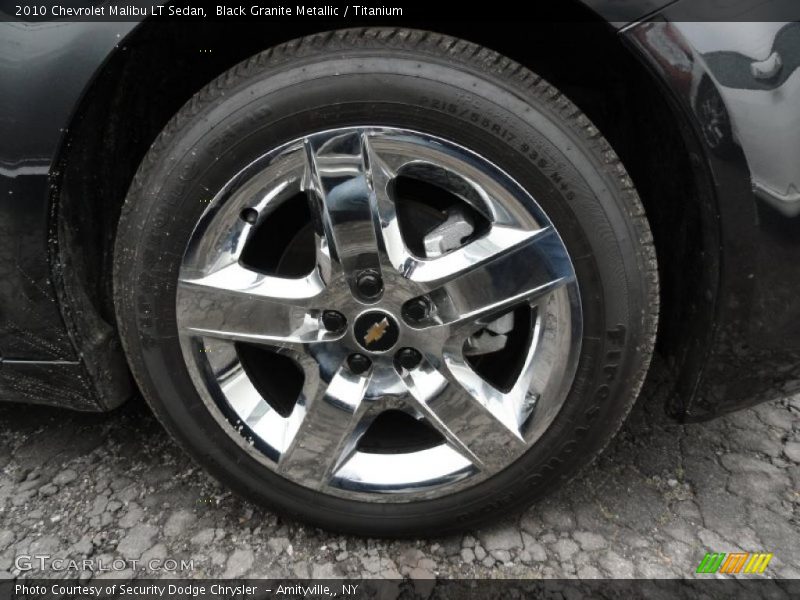 Black Granite Metallic / Titanium 2010 Chevrolet Malibu LT Sedan