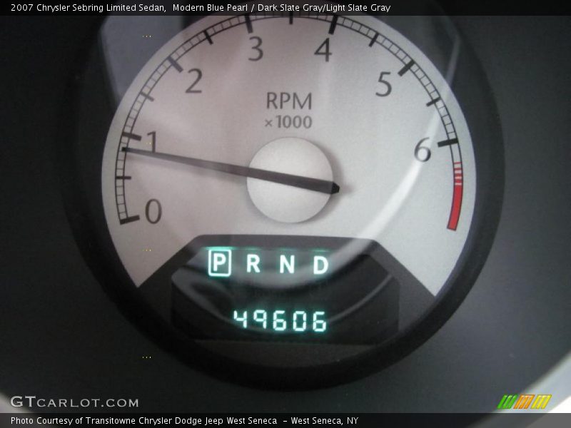 Modern Blue Pearl / Dark Slate Gray/Light Slate Gray 2007 Chrysler Sebring Limited Sedan
