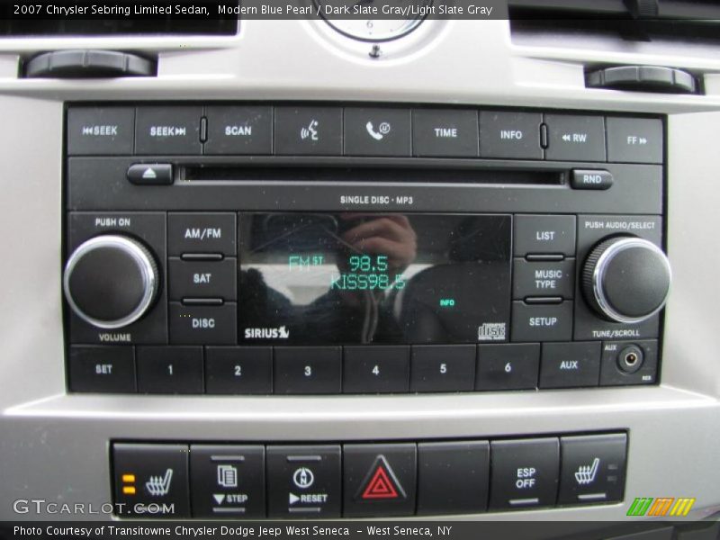 Controls of 2007 Sebring Limited Sedan
