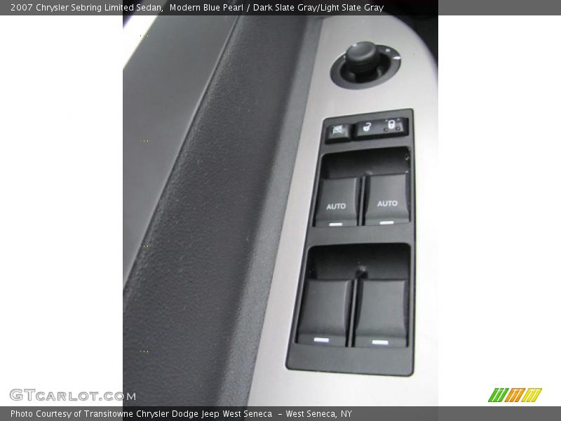 Modern Blue Pearl / Dark Slate Gray/Light Slate Gray 2007 Chrysler Sebring Limited Sedan