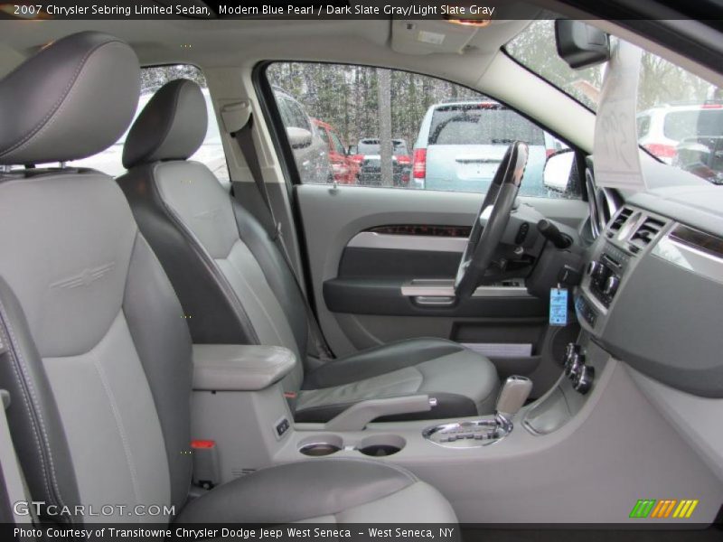 Modern Blue Pearl / Dark Slate Gray/Light Slate Gray 2007 Chrysler Sebring Limited Sedan