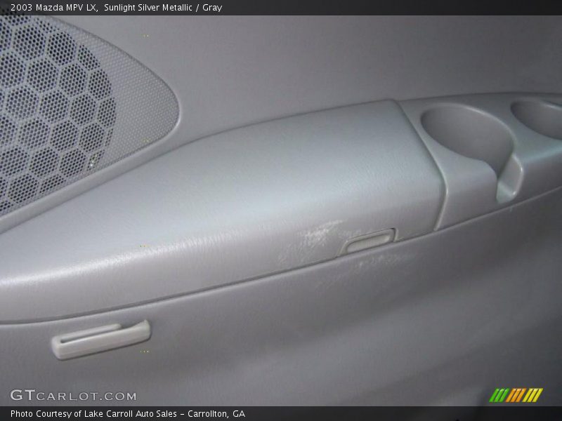 Sunlight Silver Metallic / Gray 2003 Mazda MPV LX