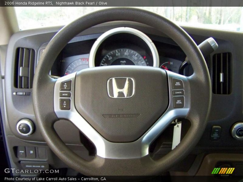 Nighthawk Black Pearl / Olive 2006 Honda Ridgeline RTS