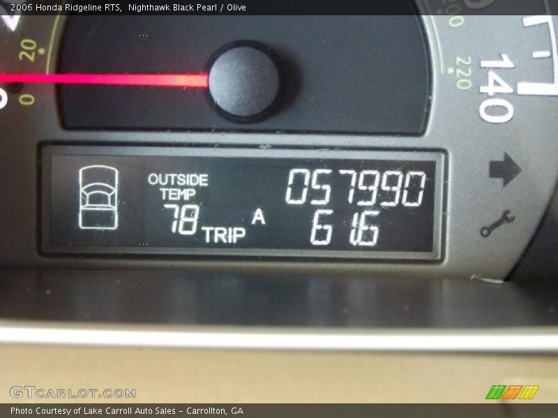 Nighthawk Black Pearl / Olive 2006 Honda Ridgeline RTS