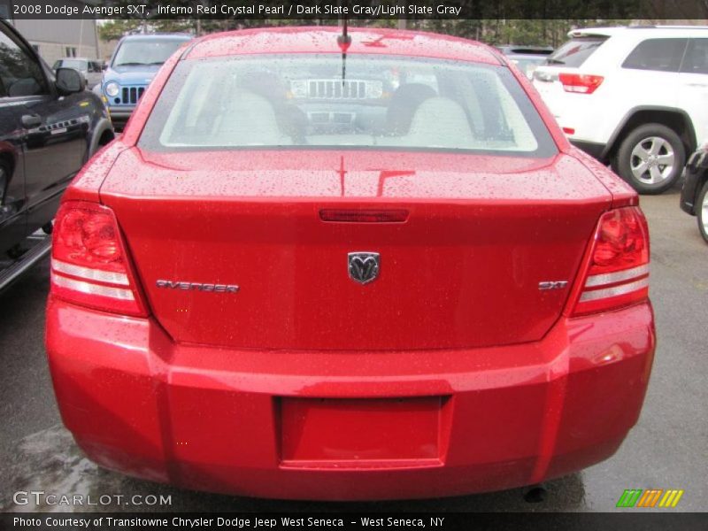 Inferno Red Crystal Pearl / Dark Slate Gray/Light Slate Gray 2008 Dodge Avenger SXT