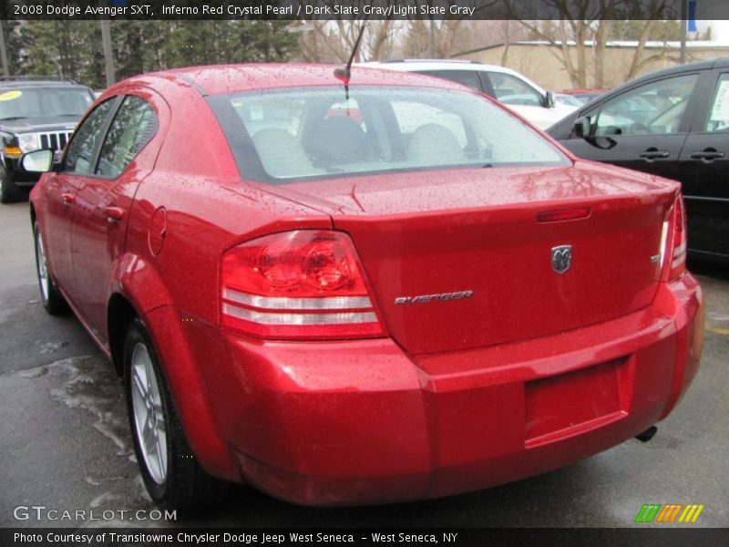 Inferno Red Crystal Pearl / Dark Slate Gray/Light Slate Gray 2008 Dodge Avenger SXT