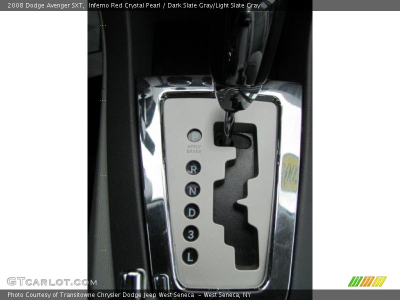 Inferno Red Crystal Pearl / Dark Slate Gray/Light Slate Gray 2008 Dodge Avenger SXT