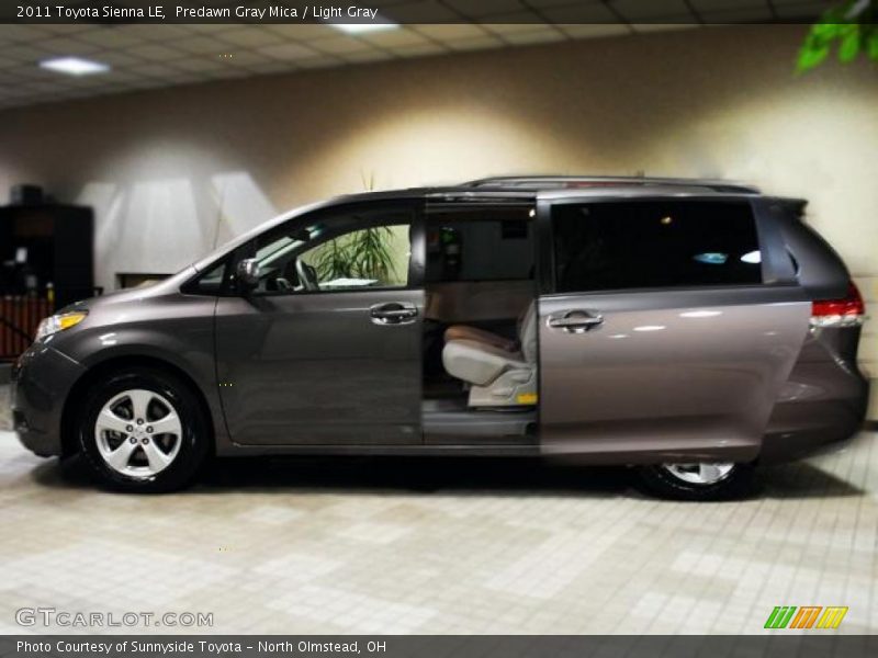 Predawn Gray Mica / Light Gray 2011 Toyota Sienna LE