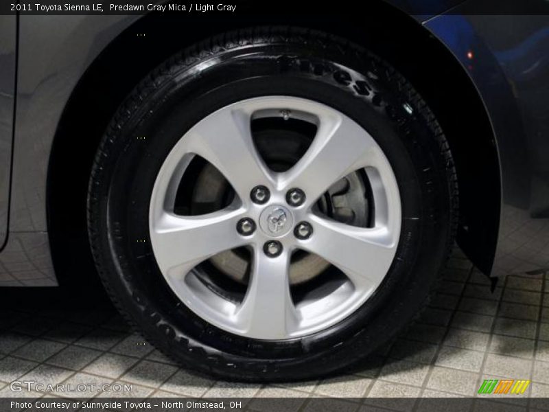 Predawn Gray Mica / Light Gray 2011 Toyota Sienna LE