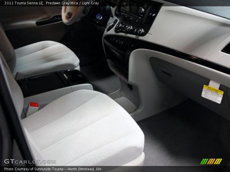 Predawn Gray Mica / Light Gray 2011 Toyota Sienna LE